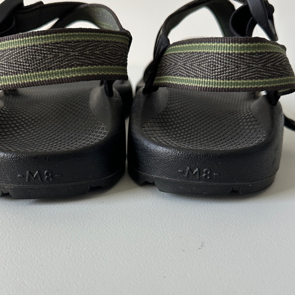 Chaco Black and Olive Strappy Sandals - Picture 3 of 5